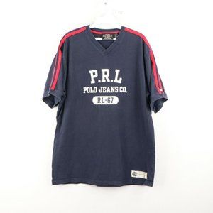 Vtg 90s Ralph Lauren V-Neck T-Shirt